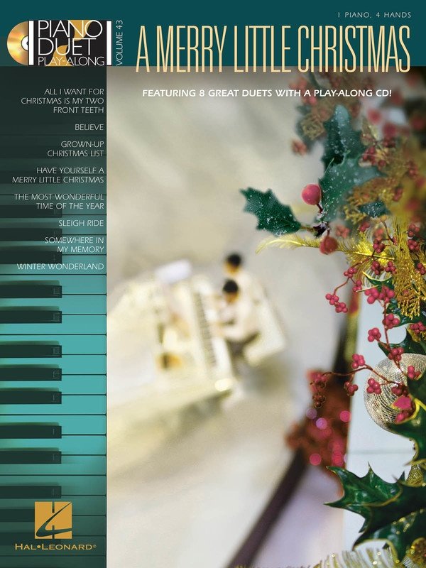 Merry Little Christmas Piano Duet Play Along V43