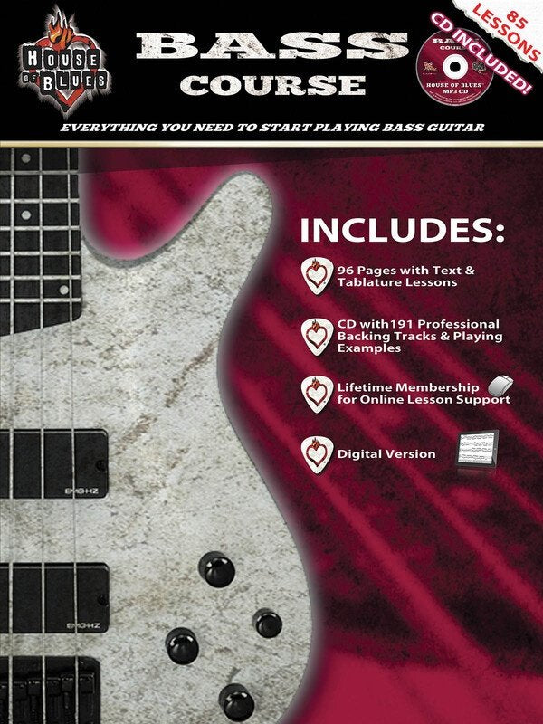 House of Blues Bass Course Bk/cd