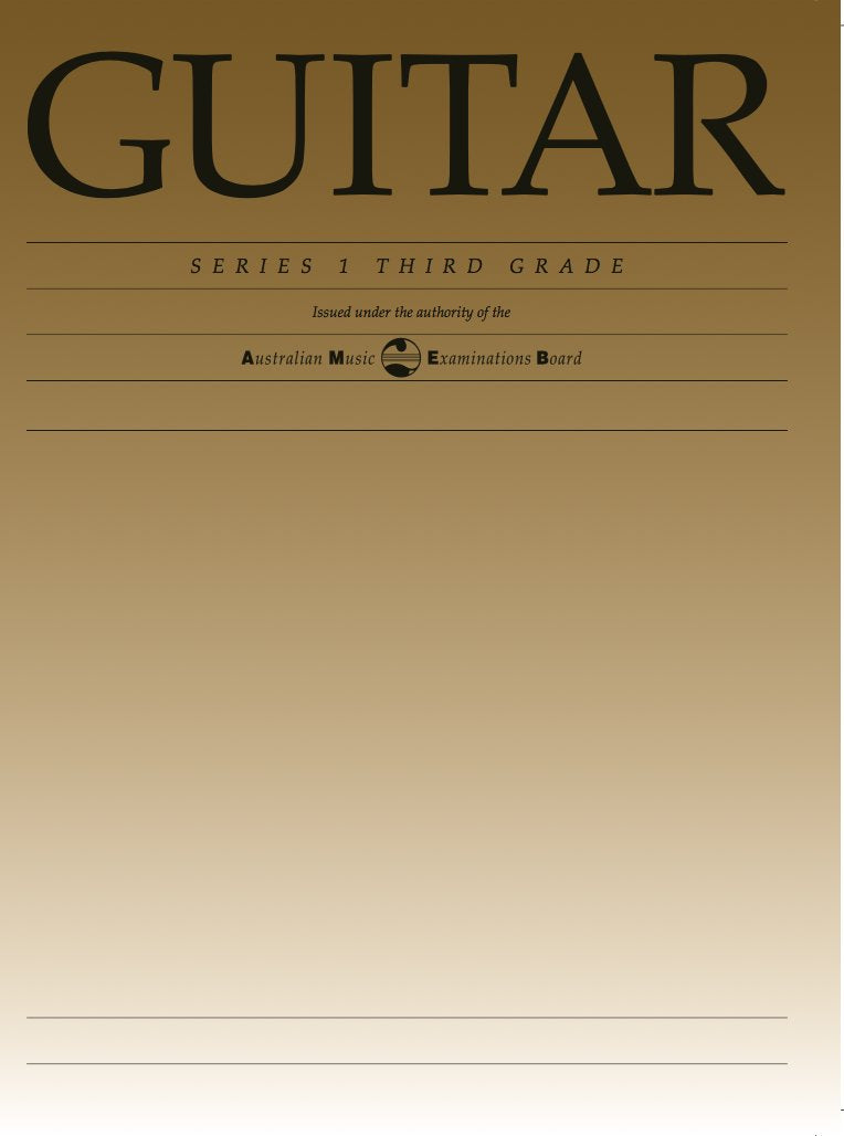 AMEB CLASSICAL GUITAR GRADE 3 SERIES 1