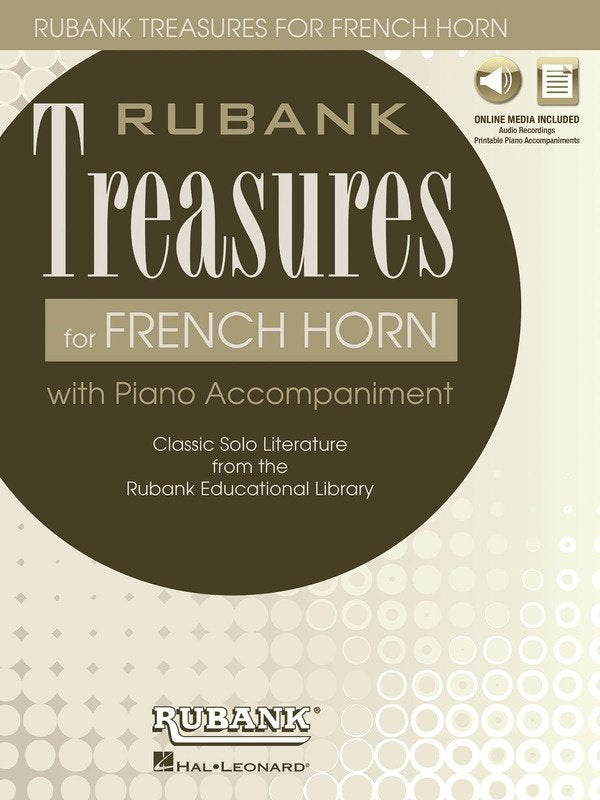 Rubank Treasures for French Horn Bk/olm
