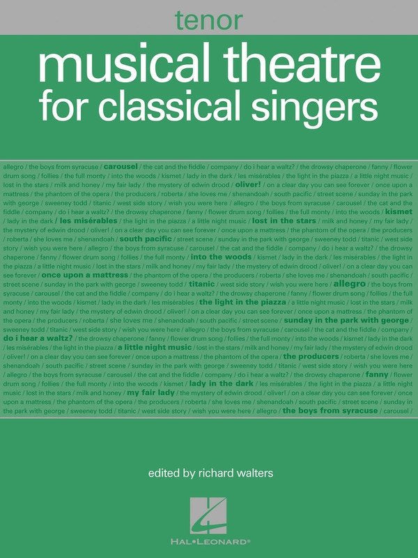 Musical Theatre for Classical Singers Tenor