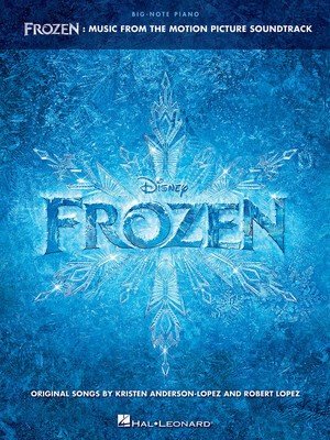 FROZEN FROM THE MOTION PICTURE BIG NOTE PIANO