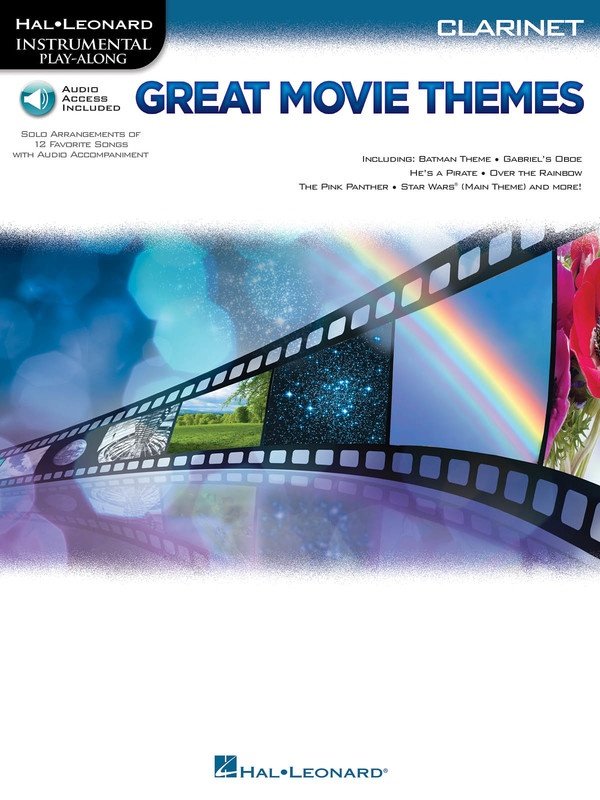 GREAT MOVIE THEMES CLARINET BK/OLA