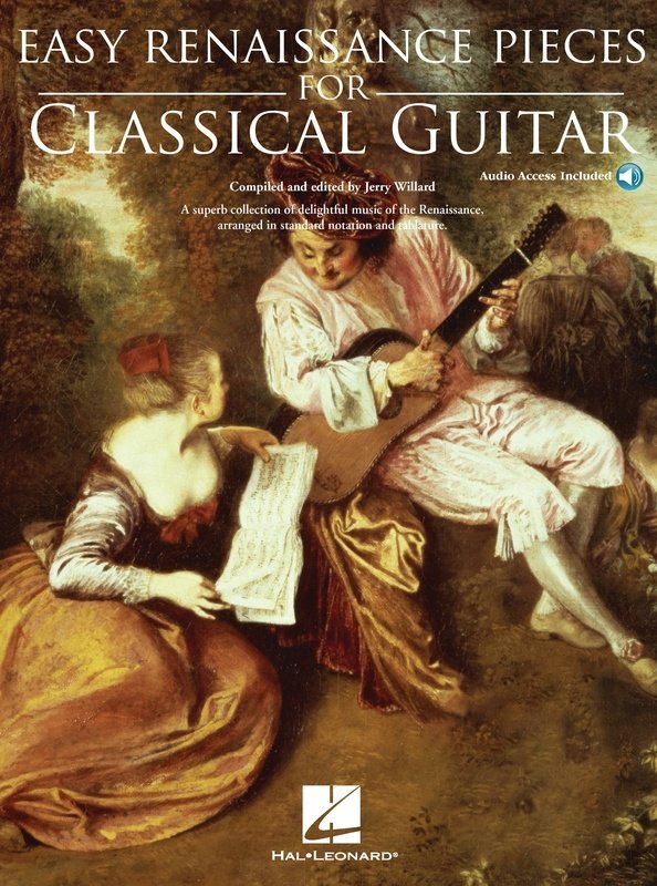 Easy Renaissance Pieces for Classical Guitar Bk/ola