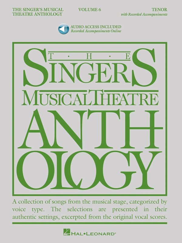 SINGERS MUSICAL THEATRE ANTH V6 TENOR BK/OLA