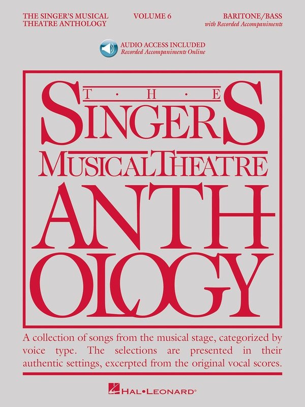 SINGERS MUSICAL THEATRE ANTH V6 BAR/BASS BK/OLA