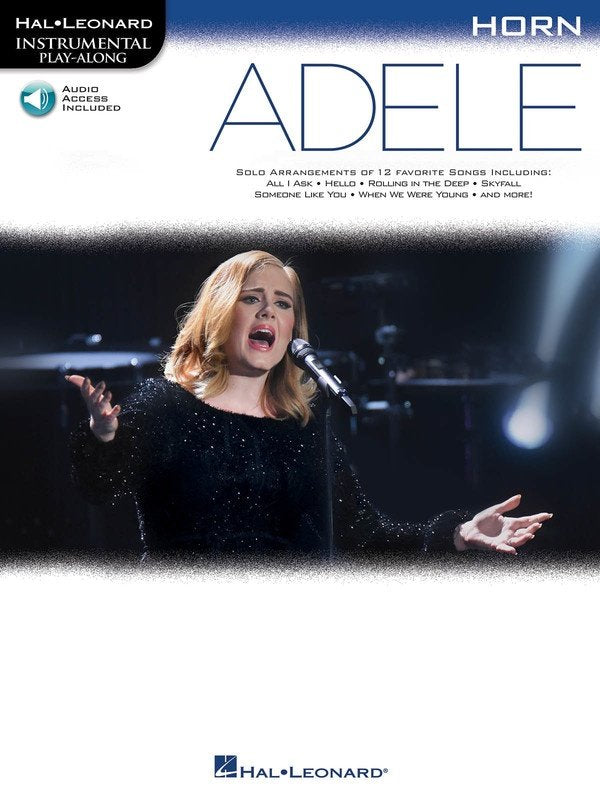 Adele Playalong Horn Bk/ola