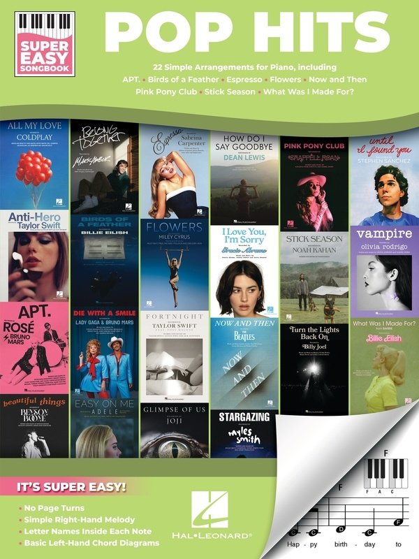 POP HITS SUPER EASY SONGBOOK
