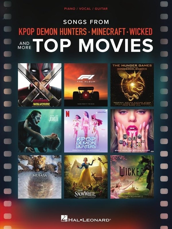 SONGS FROM KPOP DEMON HUNTERS MINECRAFT WICKED & MORE MOVIES