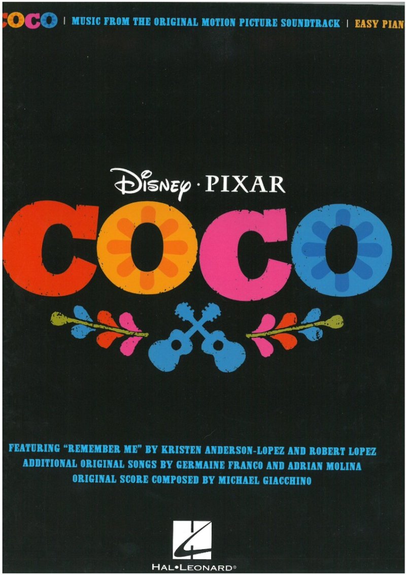 COCO MOVIE SOUNDTRACK EASY PIANO