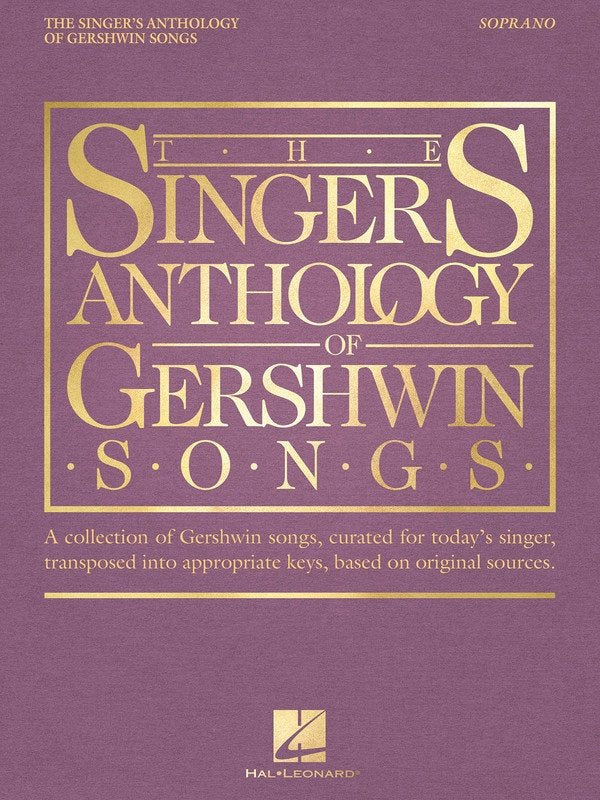 Singers Anthology of Gershwin Songs Soprano