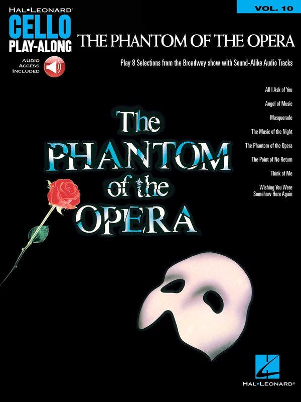 The Phantom of the Opera Cello Playalong V10 Bk/ola