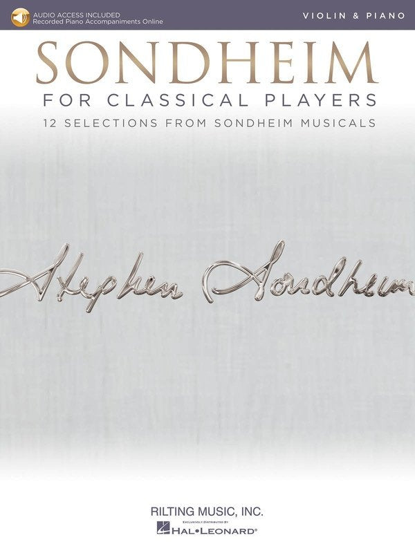 Sondheim for Classical Players Violin/piano Bk/ola