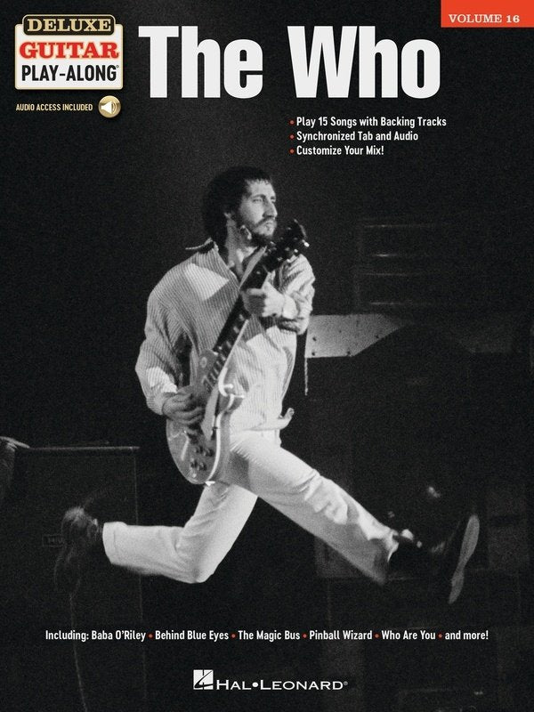 The Who Deluxe Guitar Playalong V16 Bk/ola