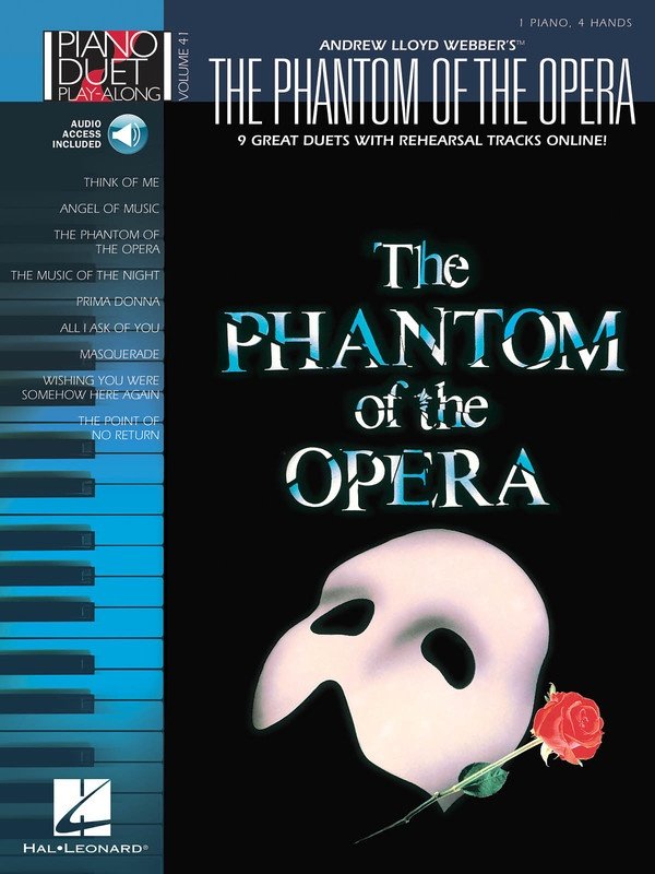 Phantom of the Opera Pno Duet Play Along Bk/cd