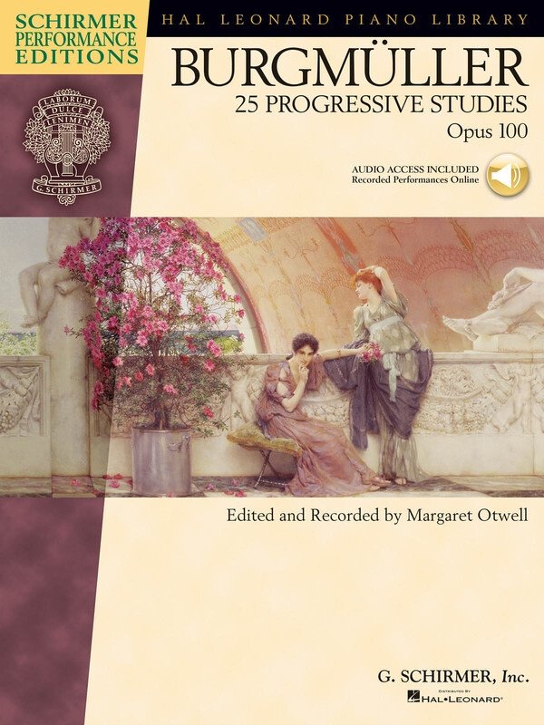 Burgmuller - 25 Progressive Studies Op 100 Bk/ola Spe
