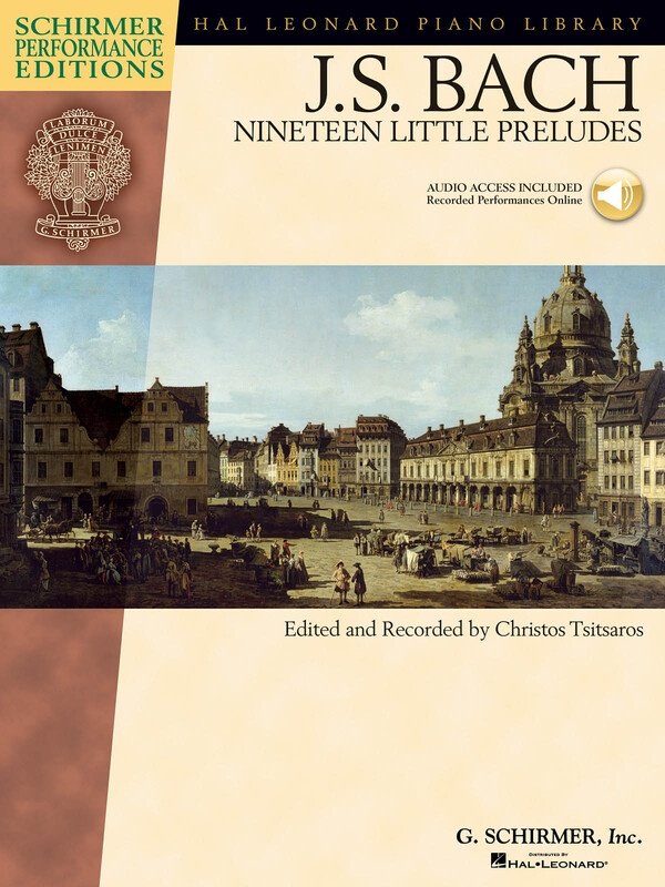 Bach - Nineteen Little Preludes Bk/ola Spe