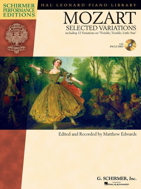 Mozart - Selected Variations for Piano Bk/cd Spe