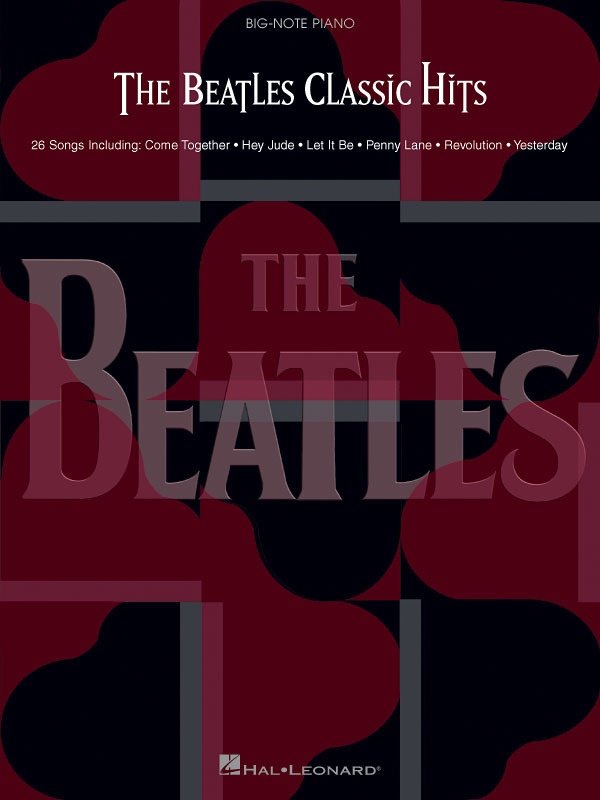 Beatles Classic Hits Big Note Piano