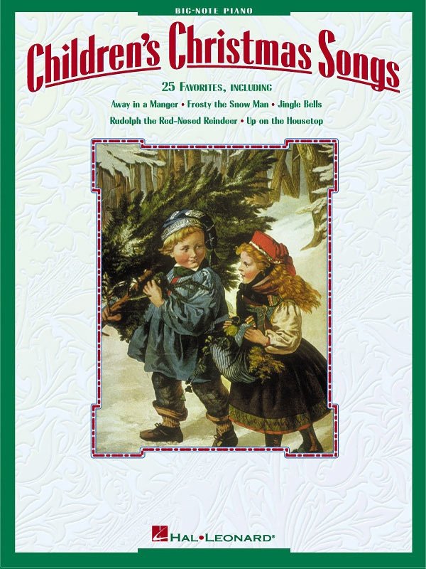Childrens Christmas Songs Big Note Piano