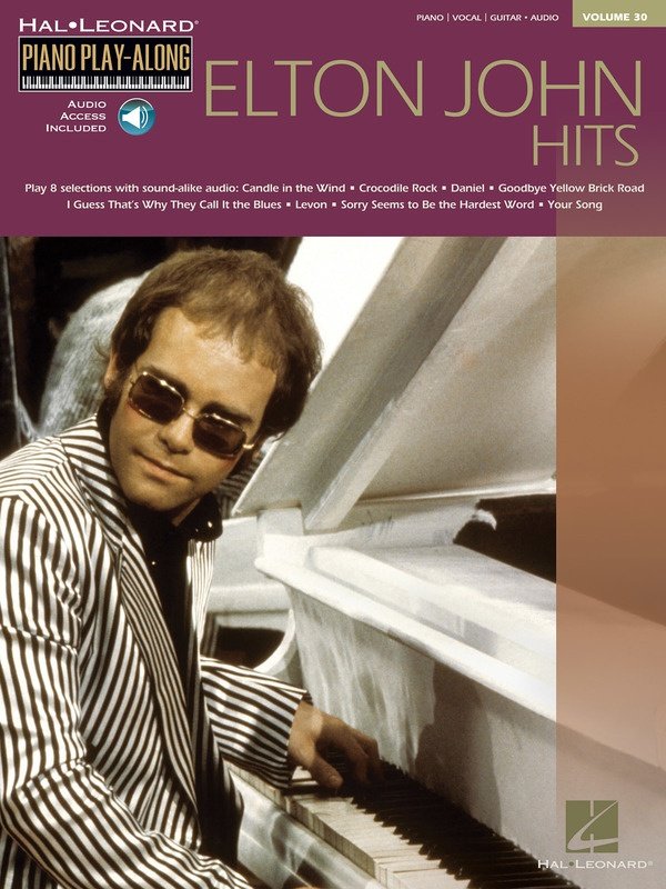 Elton John Hits Piano Playalong V30 Bk/ola