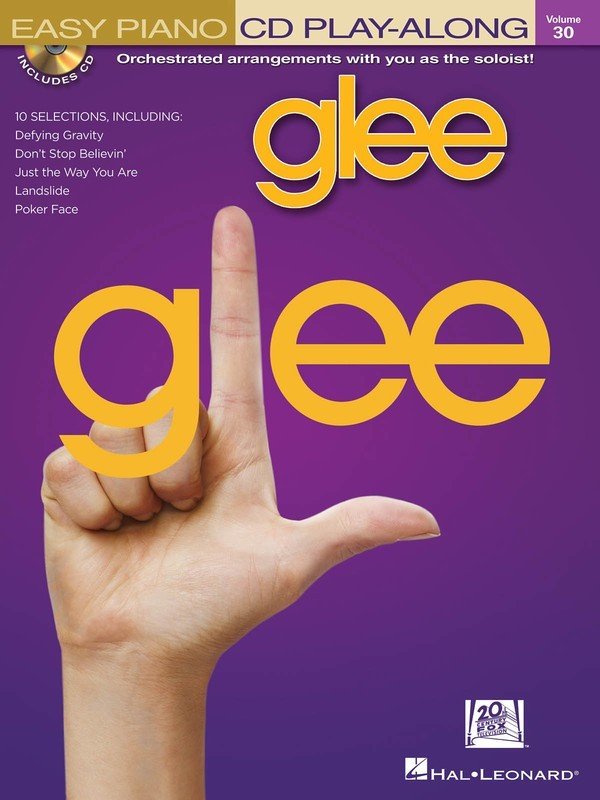 Glee Easy Piano Play Along Bk/cd V30