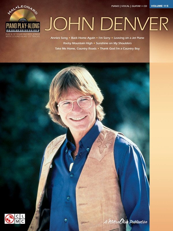 John Denver Piano Play Along Bk/cd V115