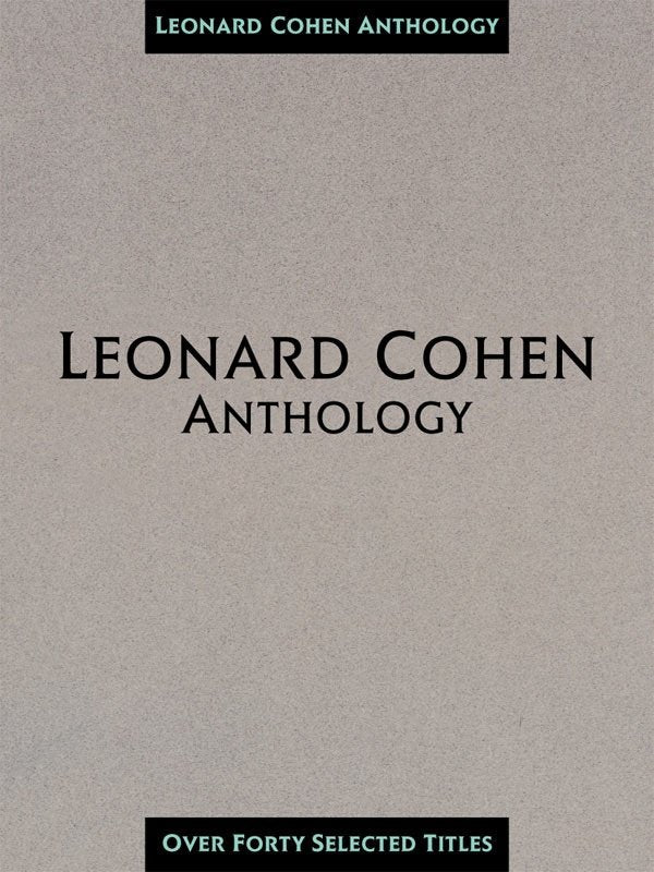 Leonard Cohen Anthology Pvg