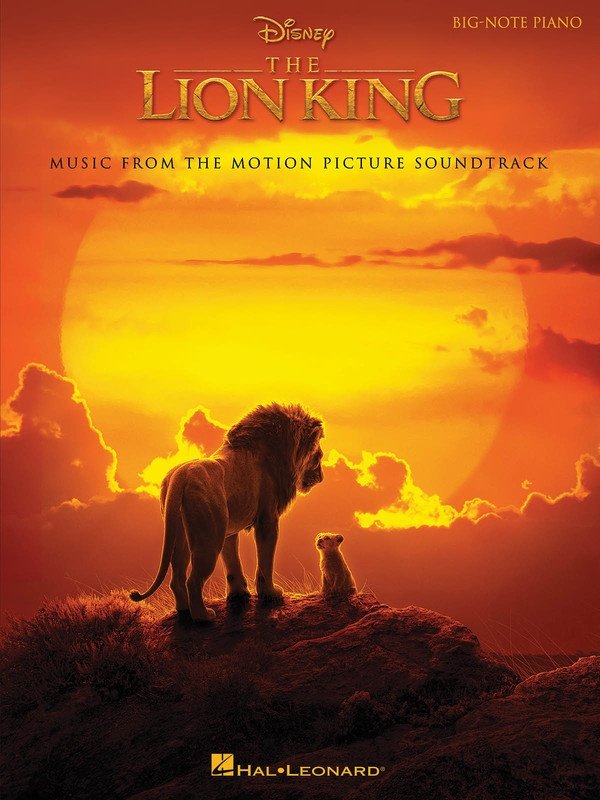 The Lion King New Movie Soundtrack Big Note Piano