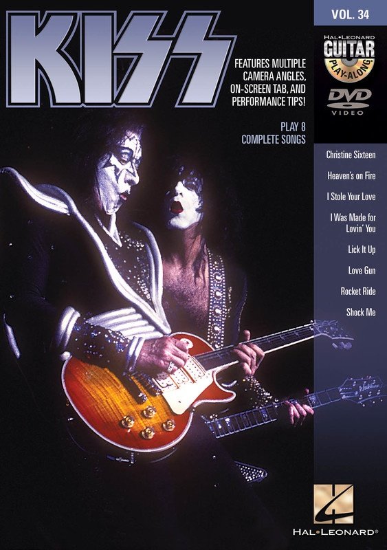 Kiss Guitar Playalong Dvd V34
