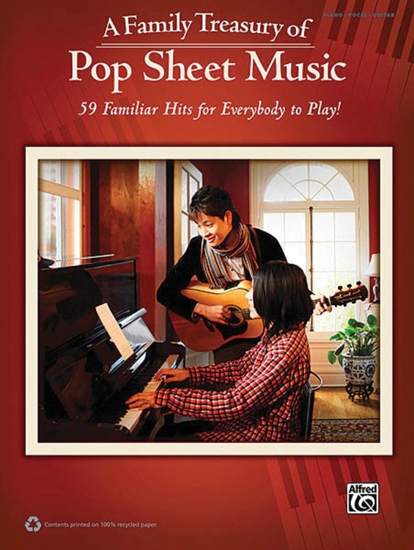 Family Treasury of Pop Sheet Music Pvg