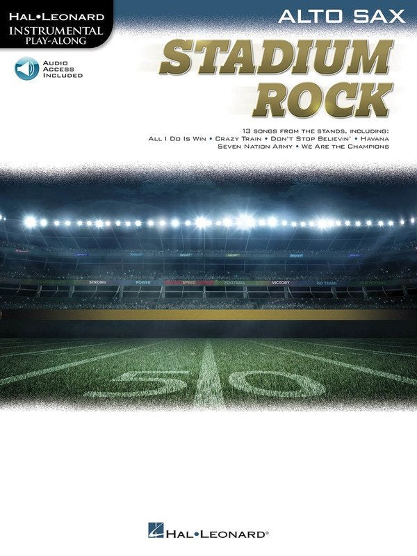Stadium Rock for Alto Sax Bk/ola