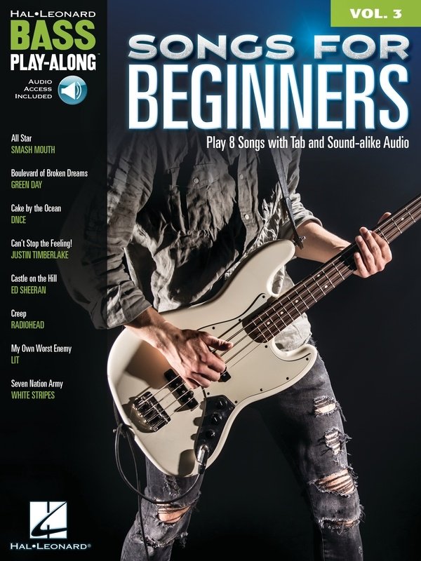 Songs for Beginners Bass Playalong V3 Bk/ola