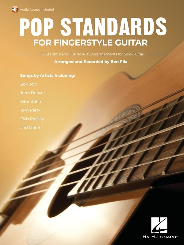 Pop Standards for Fingerstyle Guitar Bk/ola