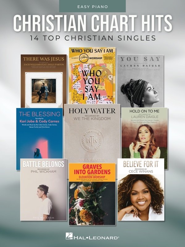Christian Chart Hits 14 Top Christian Hits Easy Piano