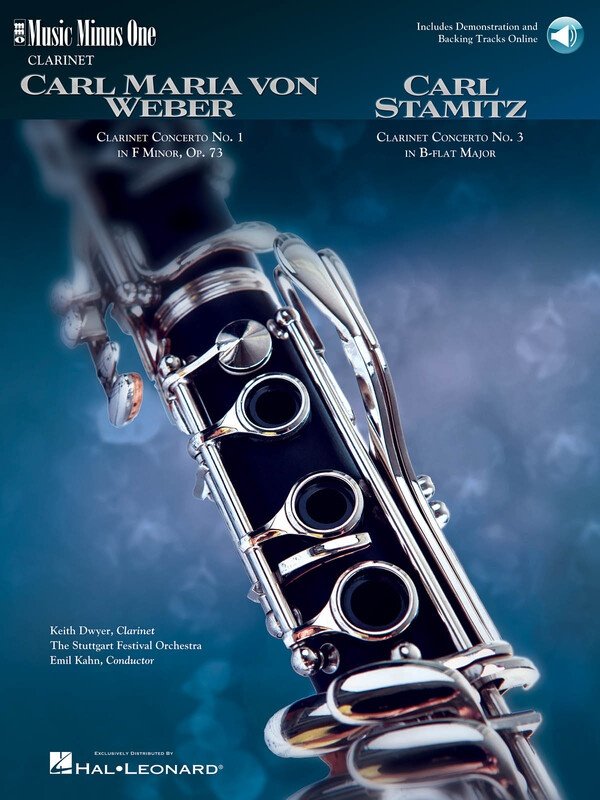 Weber Concerto No 1 & Stamitz Concerto No 3 Clarinet Bk/ola