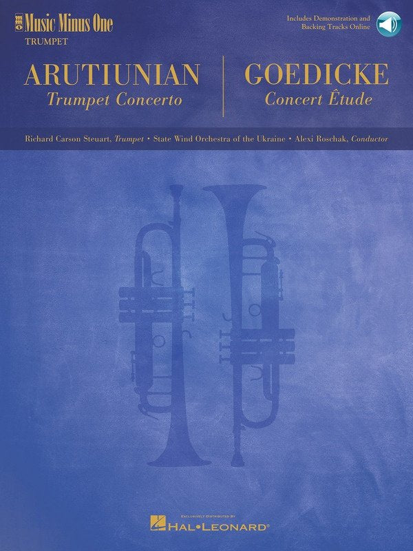 Arutiunian Concerto / Goedicke Concert Etude Trumpet Bk/ola
