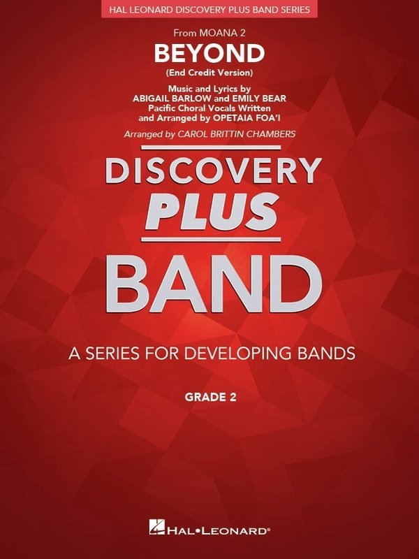 Beyond (end Title Version) Moana 2 Concert Band Cb2 Sc/pts