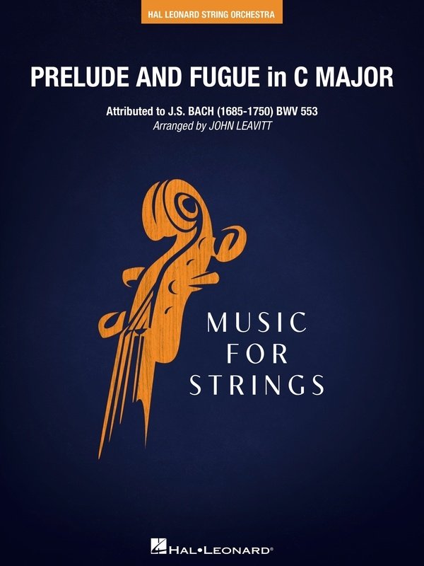 Prelude and Fugue in C Major for String Orchestra So3 Sc/pts
