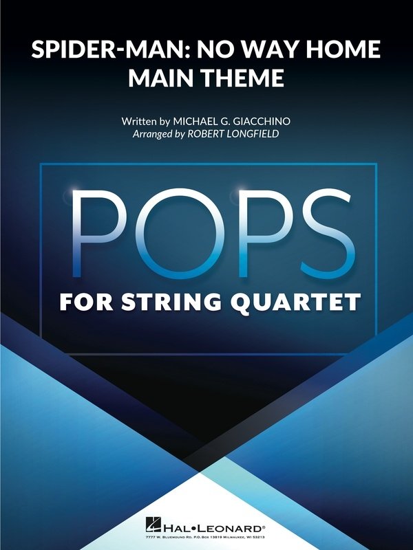 Spider-Man No Way Home (main Theme) String Quartet Sc/pts