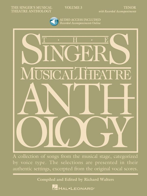 SINGERS MUSICAL THEATRE ANTH V3 TENOR BK/OLA