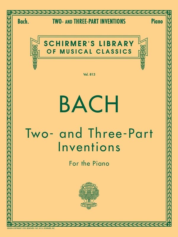 Bach - 2 and 3 Inventions for Piano Ed Czerny