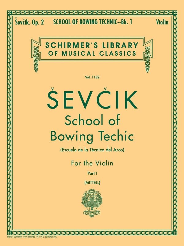 Sevcik - School of Bowing Technic Op 2 Pt 1 Violin