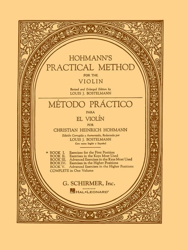 Hohmann - Practical Method for Violin Bk 1