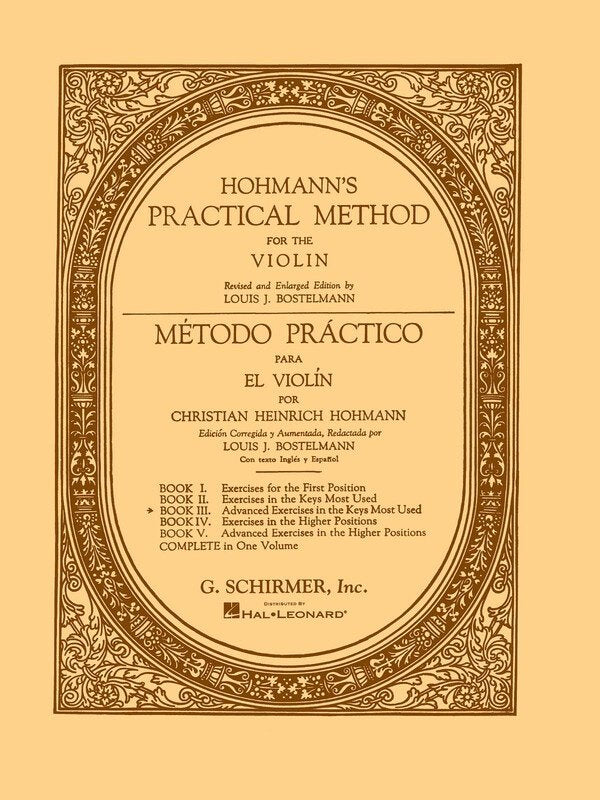 Hohmann - Practical Method for Violin Bk 3