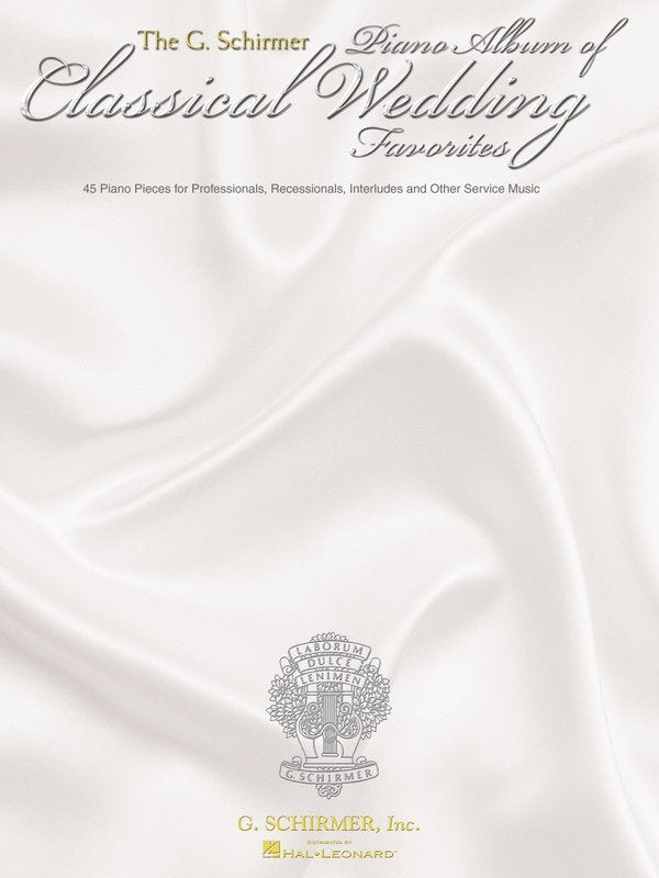 Piano Album of Classical Wedding Favorites