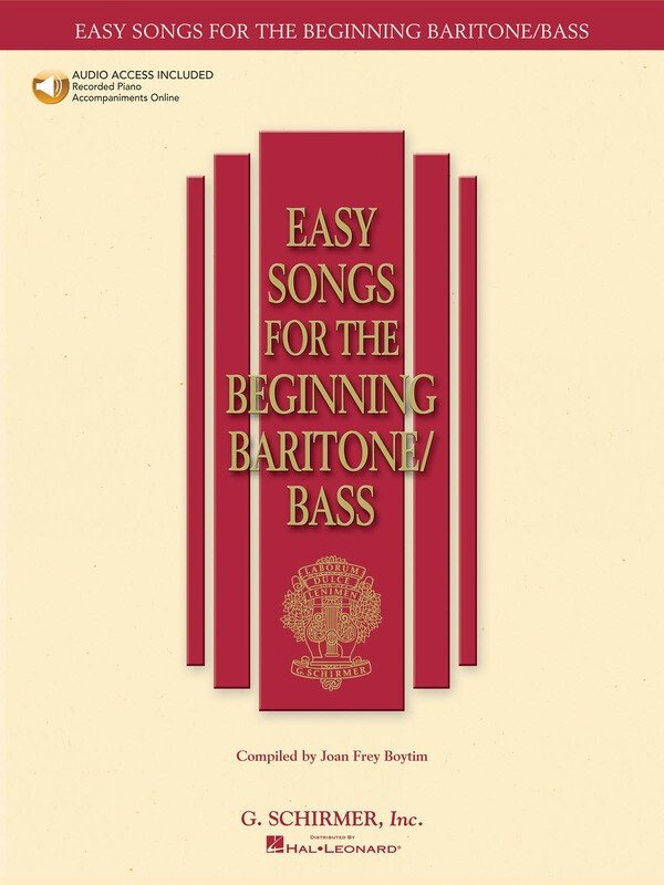 Easy Songs for Beginning Baritone/bass Bk/ola