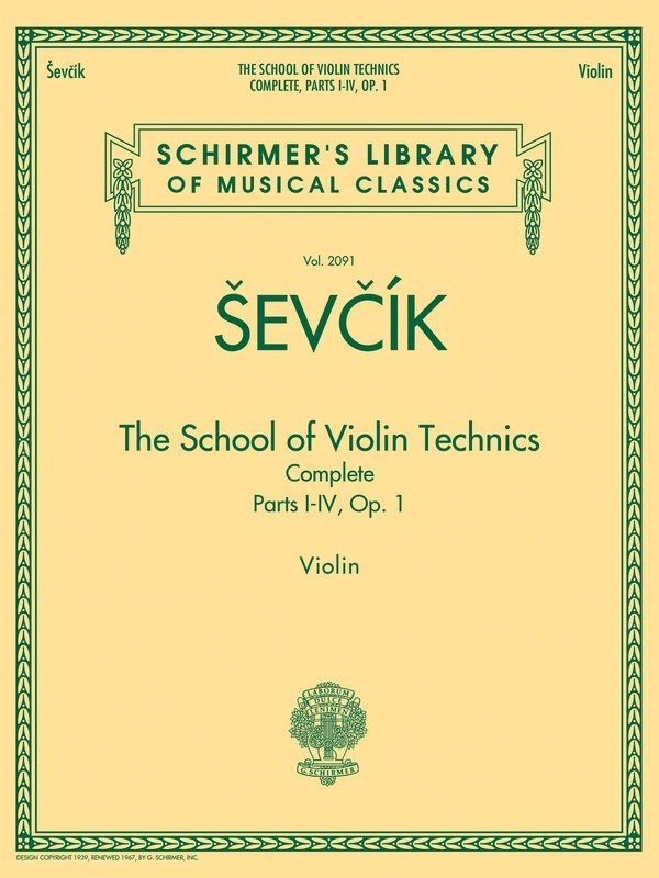 Sevcik - School of Violin Technics Op 1 Complete