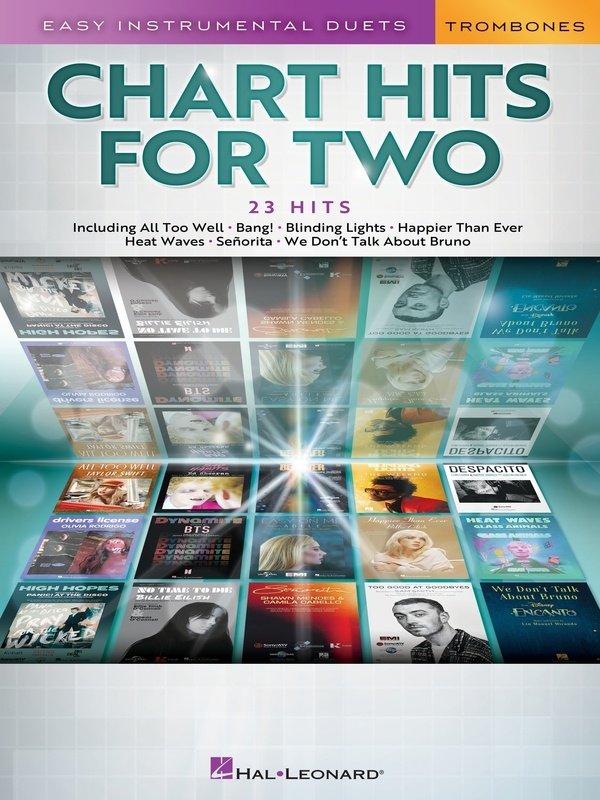 Chart Hits for Two Trombones