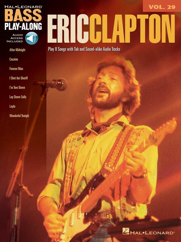 Eric Clapton Bass Playalong V29 Bk/ola